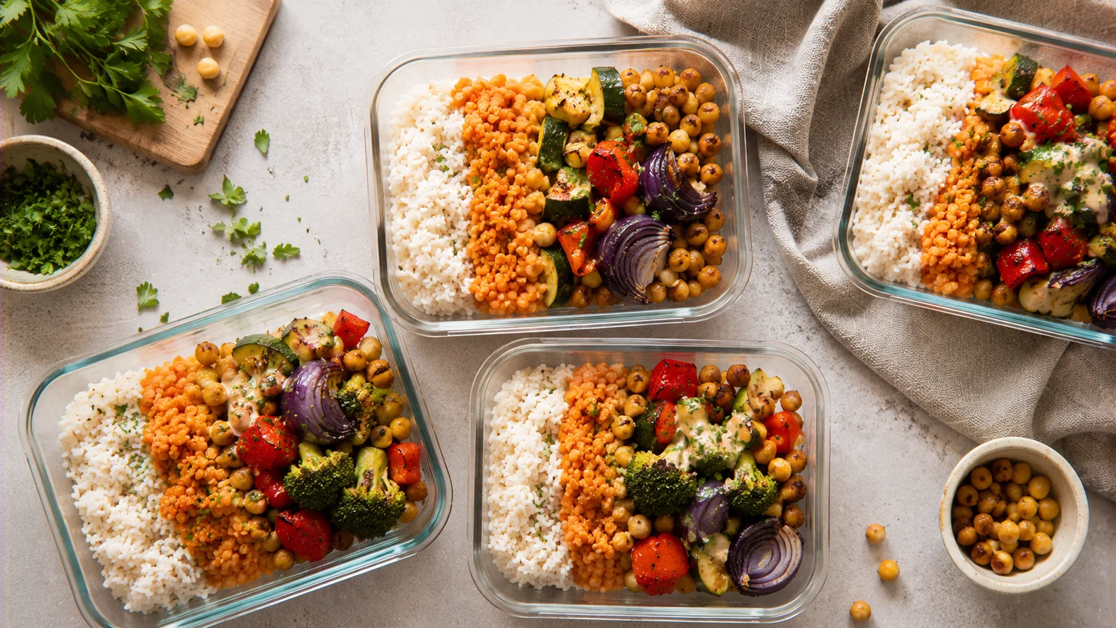 8 leckere Zutaten fürs Meal Prepping