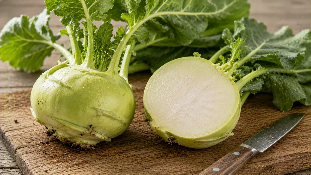 Kohlrabi: mild, knackig, komplett verwertbar