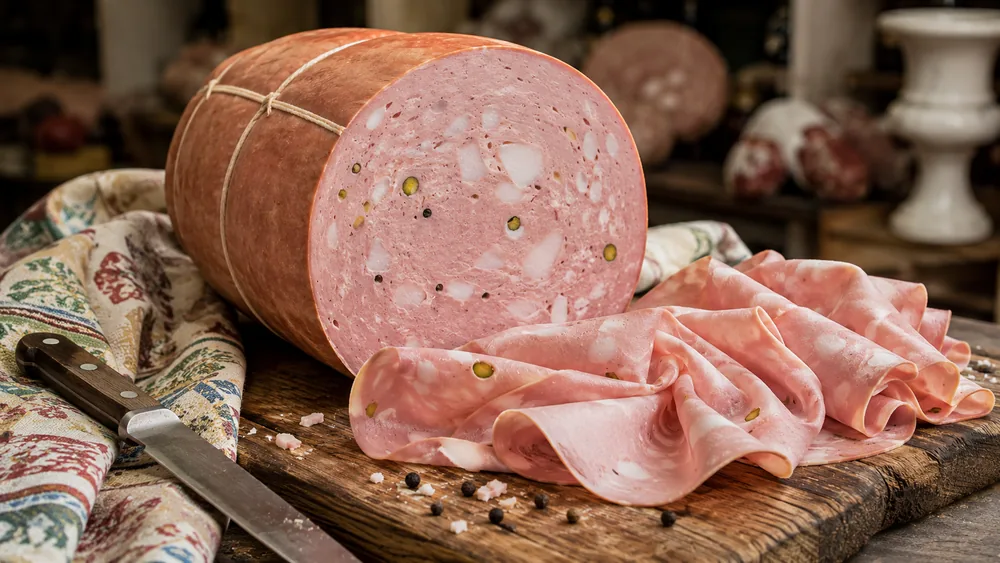 Mortadella: Gewicht je Scheibe, Bologna IGP, Nährwerte