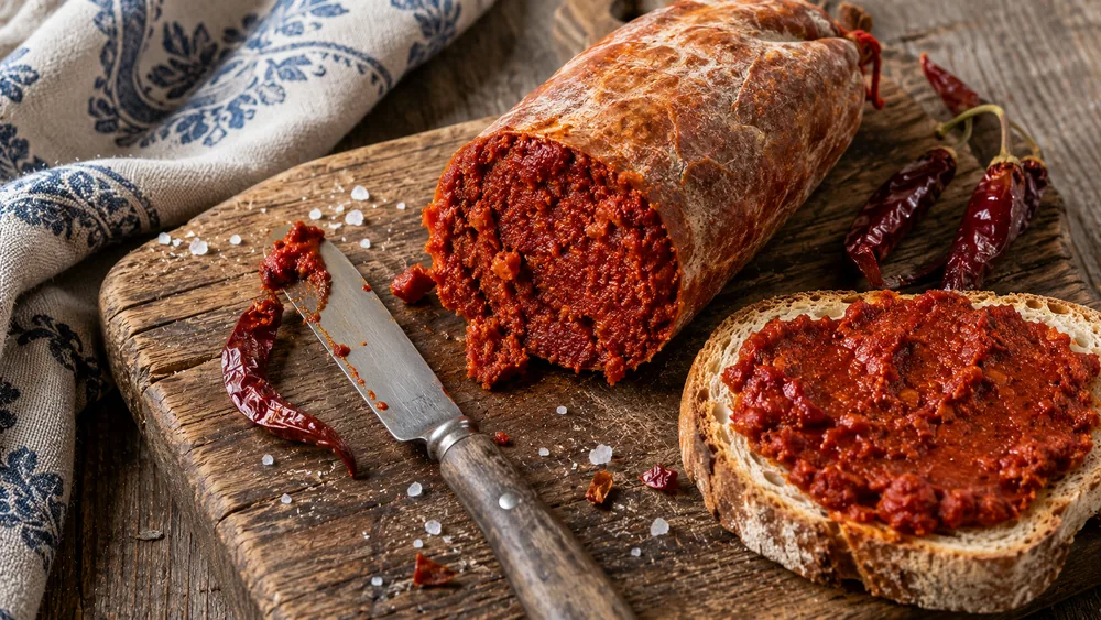 'Nduja: scharfe Streichwurst aus Kalabrien, Mengen, Verwendung