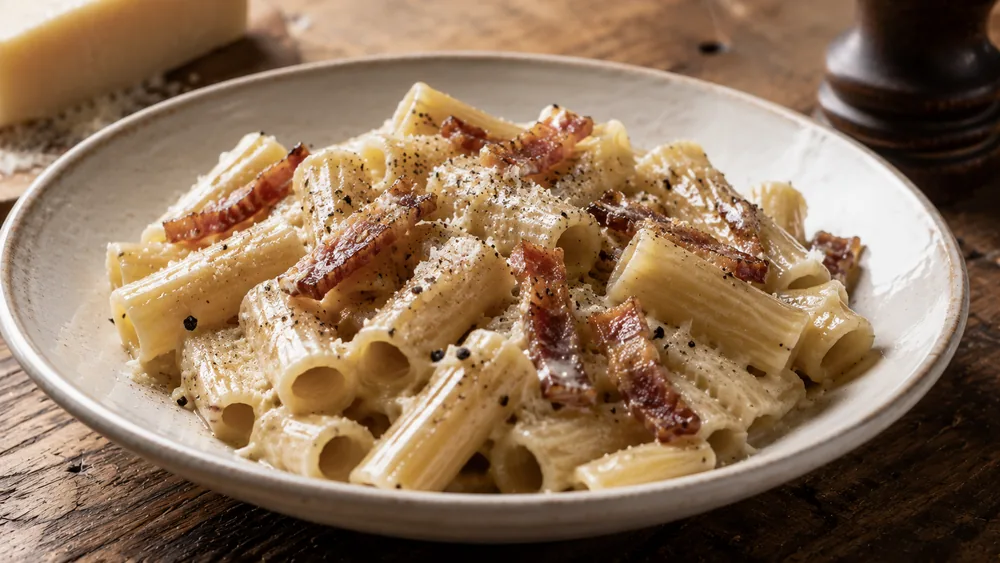 Pasta alla Gricia: vier Zutaten, römische Technik