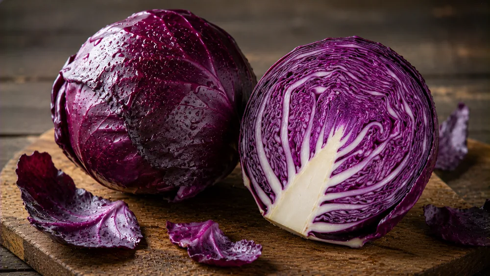 Rotkohl: Gewicht, Nährwerte, Farbe und Saison