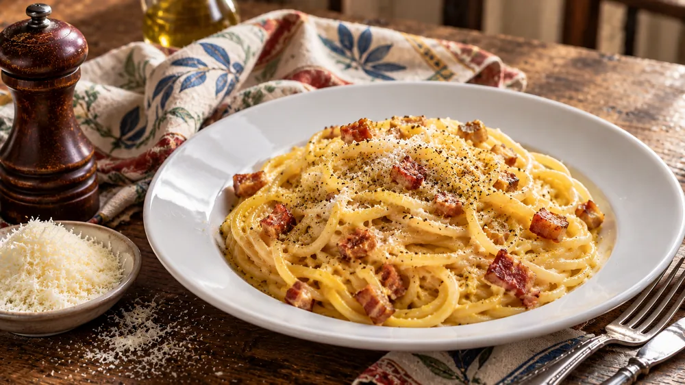Spaghetti alla Carbonara: das Original ohne Sahne, Schritt für Schritt